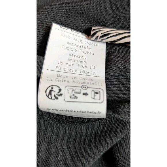 Maacie Womens Maternity V Neck Short Ruffle Sheer Sleeve Blouse XL - Picture 8 of 11